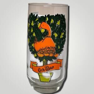 VINTAGE Brockway 12 Days Of Christmas 6th Day Replacement Glassware Drinking